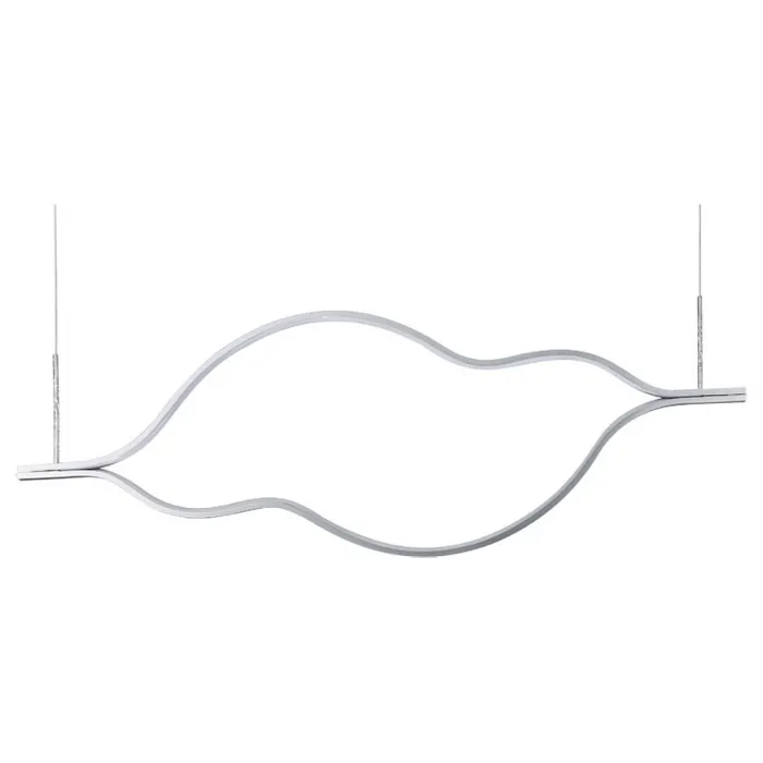 08258-120,16P Подвес Линн серебро w120*3 h200 Led 45W (4000K) от ImperiumLoft