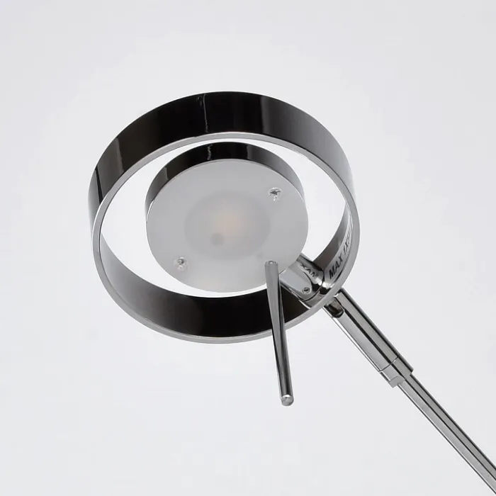 Настольная лампа офисная MW-Light Ракурс 5 631033301 Цвет арматуры хром Цвет плафонов белый от ImperiumLoft