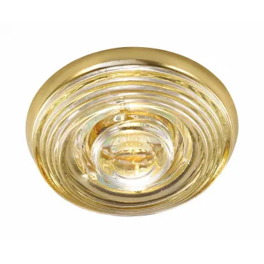 Встраиваемый светильник Novotech Aqua 369814 Цвет арматуры золото Цвет плафонов прозрачный