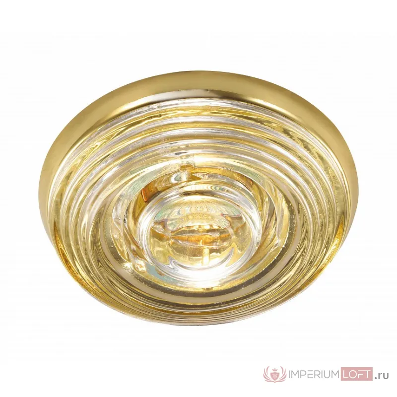 Встраиваемый светильник Novotech Aqua 369814 Цвет арматуры золото Цвет плафонов прозрачный от ImperiumLoft