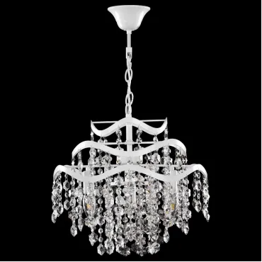 Подвесная люстра Freya Charlotte FR1001PL-04W Цвет арматуры белый Цвет плафонов прозрачный от ImperiumLoft