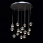 Подвесной светильник MW-Light Капелия 730010315 Цвет арматуры серебро Цвет плафонов серебро от ImperiumLoft