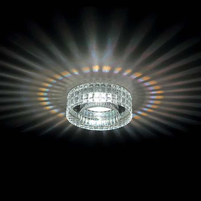 Встраиваемый светильник Lightstar Lei Faceto 006350 Цвет арматуры хром Цвет плафонов прозрачный от ImperiumLoft