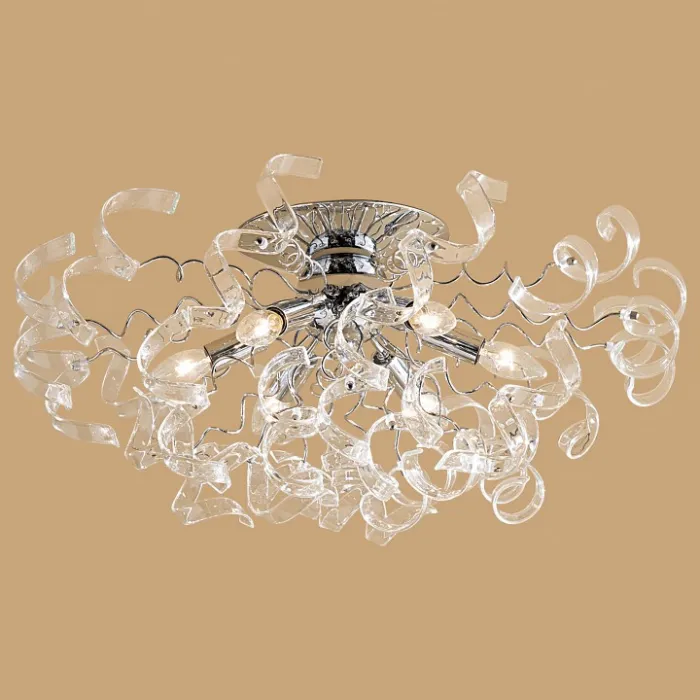 Потолочная люстра Citilux Рандом CL222160 Цвет арматуры хром Цвет плафонов прозрачный от ImperiumLoft