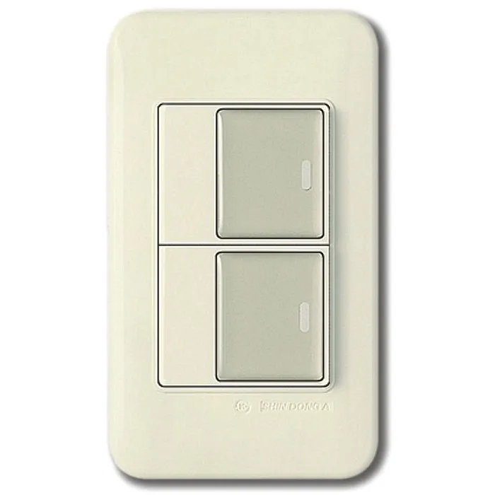 Выключатель двуклавишный Imex 70 Wide Delux Gold WSN 0122G от ImperiumLoft