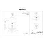 Светильник на штанге Maytoni Valencia H601PL-01BS Цвет арматуры латунь Цвет плафонов латунь от ImperiumLoft