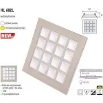 Встраиваемый светильник Horoz Electric HL682L HRZ00000659 Цвет арматуры никель Цвет плафонов никель