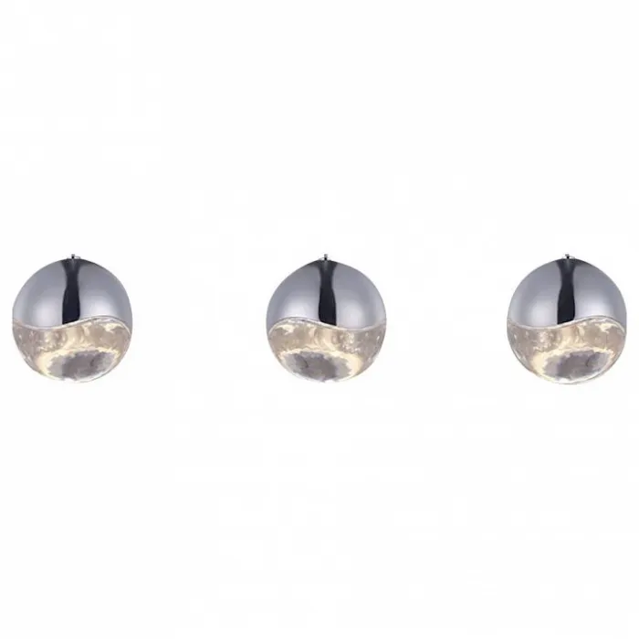 Подвесной светильник DeLight Collection Globo SD3301-3 nickel Цвет арматуры никель Цвет плафонов никель от ImperiumLoft