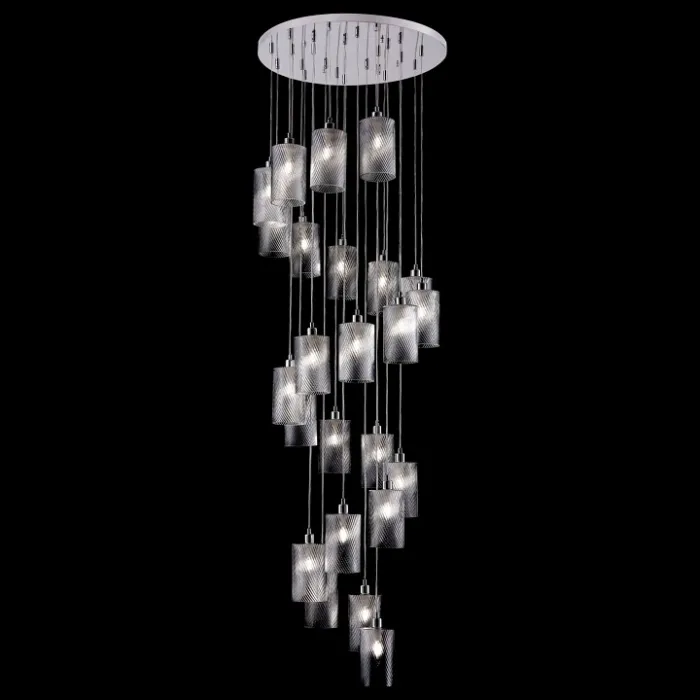 Подвесная люстра Maytoni Lamia MOD049PL-24CH Цвет арматуры хром Цвет плафонов прозрачный от ImperiumLoft
