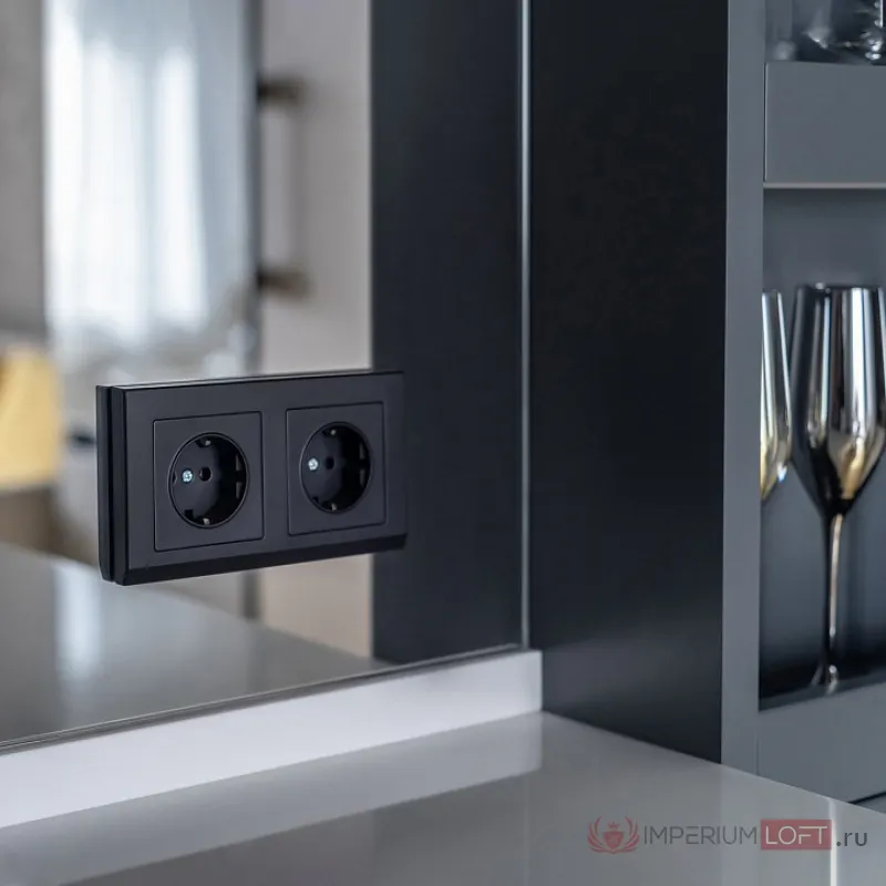 Рамка на 2 поста Werkel черный W0021808 от ImperiumLoft