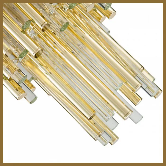 Подвесной светильник DeLight Collection Gigi KM0931P-13 gold Цвет арматуры золото Цвет плафонов прозрачный от ImperiumLoft