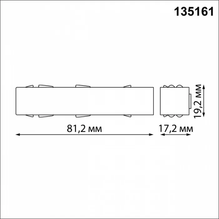 MEDO 90 LED FRAME светильник встраиваемый с LED 120Вт, 3000K, 11000lm, белый от ImperiumLoft