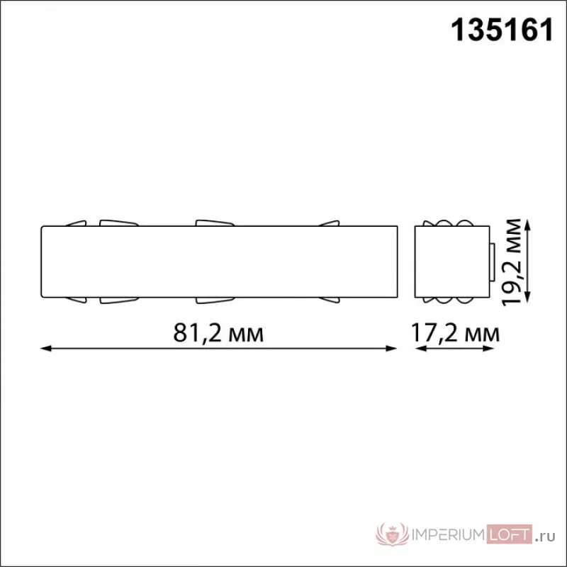 MEDO 90 LED FRAME светильник встраиваемый с LED 120Вт, 3000K, 11000lm, белый от ImperiumLoft