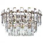 Подвесной светильник Divinare Bellatrix 3510/17 LM-11 Цвет арматуры латунь Цвет плафонов прозрачный от ImperiumLoft