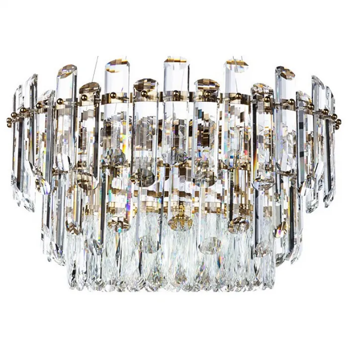 Подвесной светильник Divinare Bellatrix 3510/17 LM-11 Цвет арматуры латунь Цвет плафонов прозрачный от ImperiumLoft