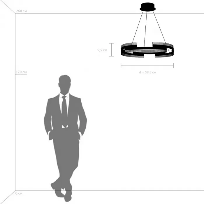Подвесная люстра Lightstar Rotonda 736323 от ImperiumLoft