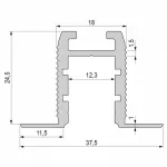 Профиль накладной  Deko-Light 975475 от ImperiumLoft