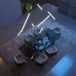 Подвесной светильник Eurosvet Element 90281/1 бронза от ImperiumLoft
