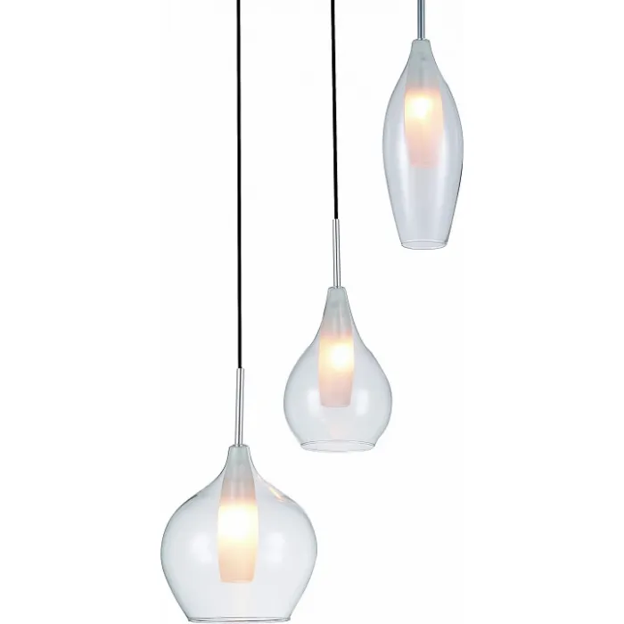 Подвесной светильник Lightstar Pentola 803051 Цвет арматуры хром Цвет плафонов прозрачный от ImperiumLoft