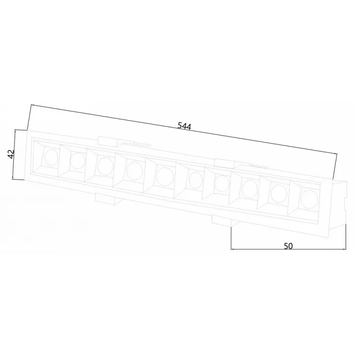 Встраиваемый светильник Favourite Roshni 3084-10C от ImperiumLoft