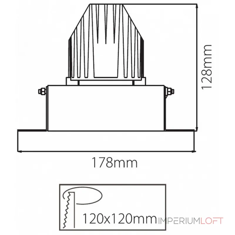 Рамка на 1 светильник Deko-Light 930094 Цвет арматуры белый