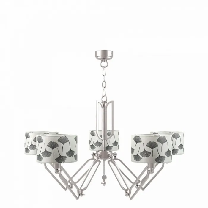 Подвесная люстра Lamp4You Hightech 16 M1-05-SN-LMP-Y-7 Цвет арматуры никель Цвет плафонов черно-белый от ImperiumLoft