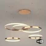 Подвесной светильник Eurosvet Smart Posh 90275/5 медный Цвет арматуры медь Цвет плафонов медь от ImperiumLoft