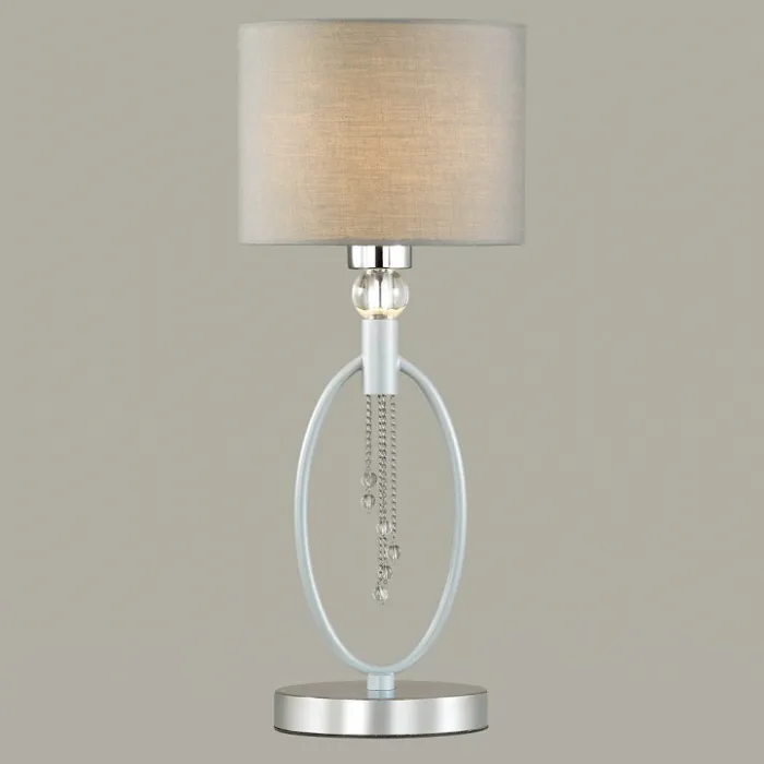 Настольная лампа декоративная Lumion Santiago 4515/1T цвет арматуры хром цвет плафонов серый от ImperiumLoft