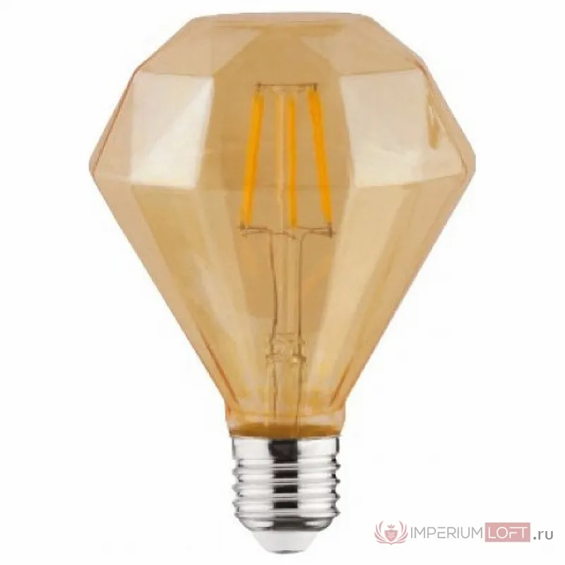 Лампа светодиодная Horoz Electric Rustic Diamond E27 4Вт 2200K HRZ01000437 от ImperiumLoft