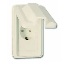 Розетка с заземлением Imex 70 Wide Ivory WRP 2211 Цвет арматуры коричневый