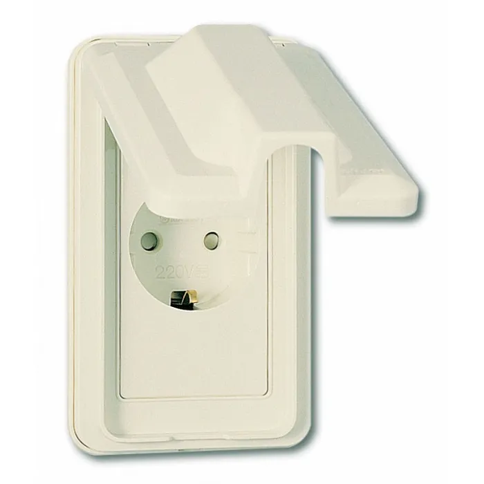 Розетка с заземлением Imex 70 Wide Ivory WRP 2211 Цвет арматуры коричневый от ImperiumLoft