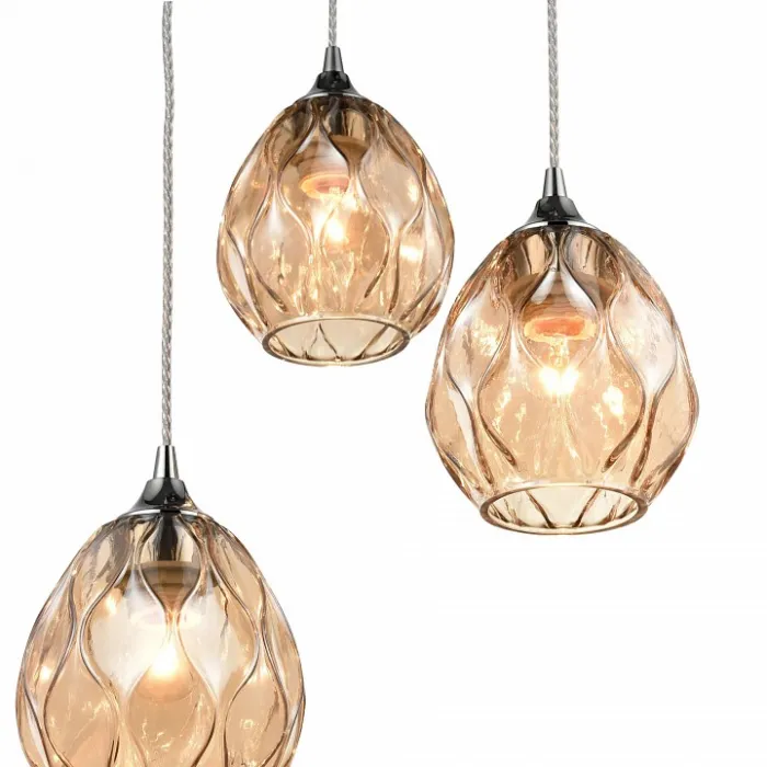 Подвесной светильник Vele Luce Elision VL5593P13 Цвет арматуры Серый Цвет плафонов Желтый от ImperiumLoft