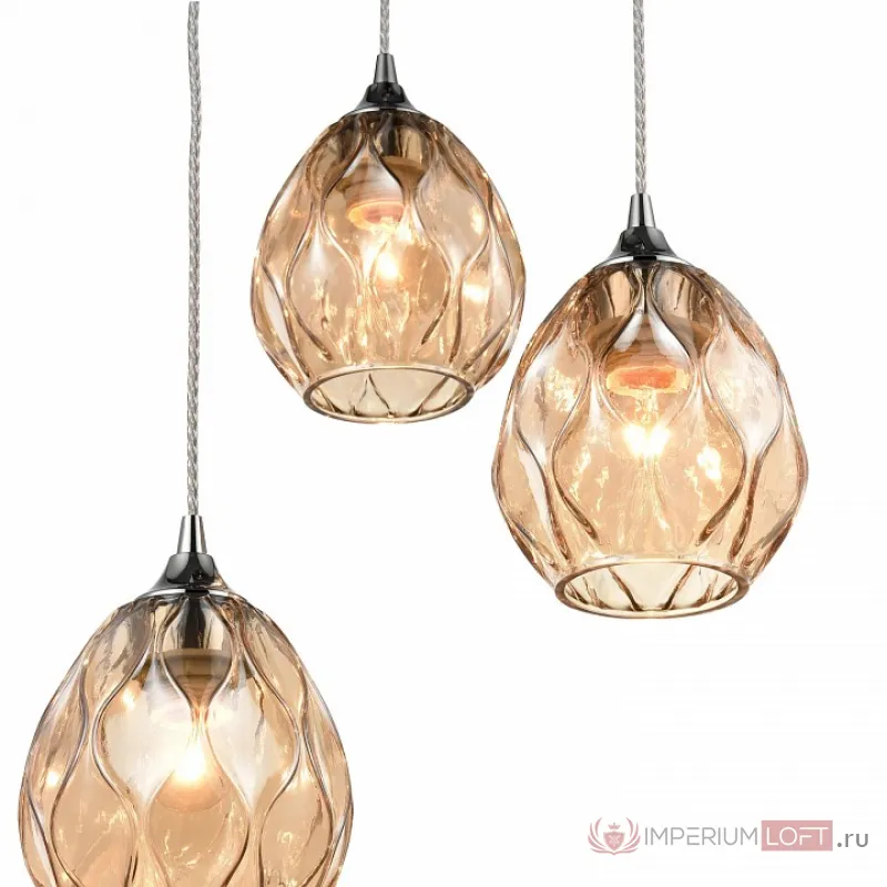 Подвесной светильник Vele Luce Elision VL5593P13 Цвет арматуры Серый Цвет плафонов Желтый от ImperiumLoft