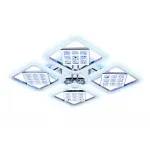 Накладной светильник Ambrella Ice 4 FA288 Цвет плафонов белый Цвет арматуры хром