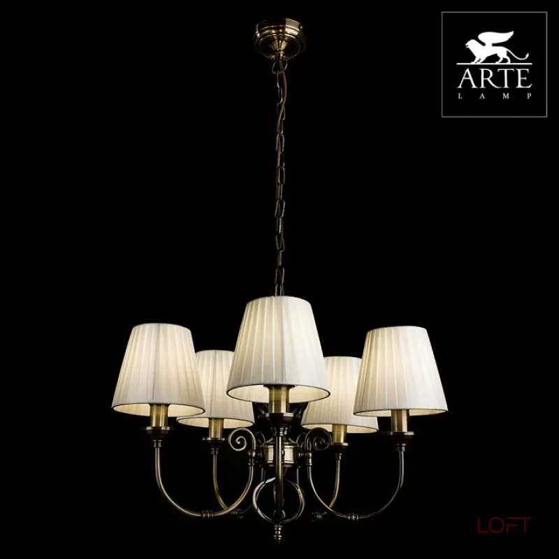Подвесная люстра Arte Lamp Zanzibar A8390LM-5AB 