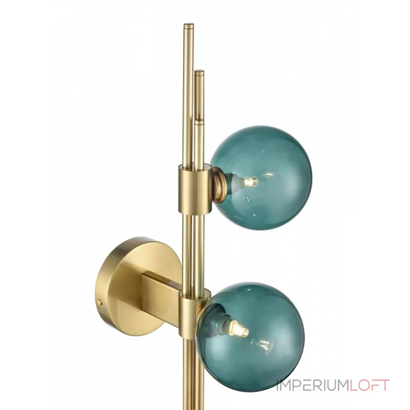 Бра Vele Luce Paradise VL5774W13 Цвет арматуры Желтый Цвет плафонов Зеленый Бра Vele Luce Paradise VL5774W13 Цвет арматуры Желтый Цвет плафонов Зеленый