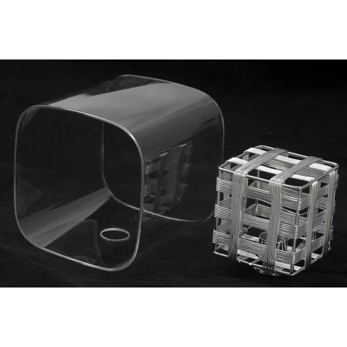 Накладной светильник Lussole Sorso LSC-8007-01 Цвет арматуры хром Цвет плафонов серебро от ImperiumLoft