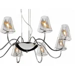 Подвесная люстра Lightstar Diafano 758084 Цвет арматуры хром Цвет плафонов прозрачный от ImperiumLoft
