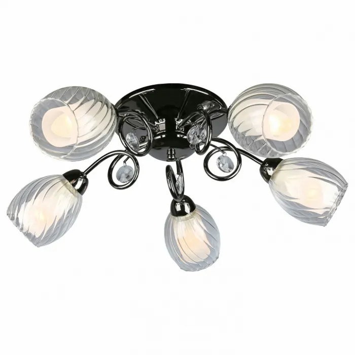Потолочная люстра Omnilux Anjou OML-31607-05 Цвет арматуры хром от ImperiumLoft