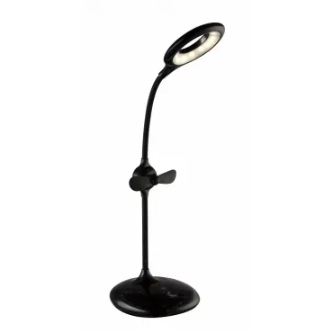 Настольная лампа офисная Globo Stannis 58347B Цвет арматуры черный Цвет плафонов черный