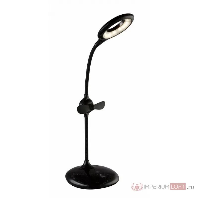 Настольная лампа офисная Globo Stannis 58347B Цвет арматуры черный Цвет плафонов черный от ImperiumLoft