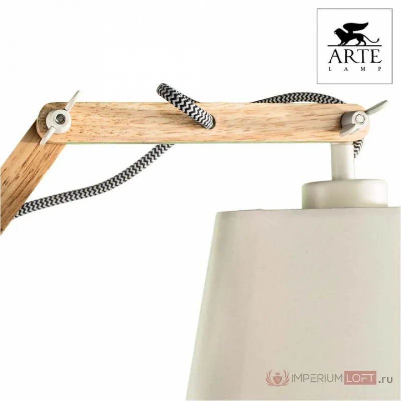 Настольная лампа декоративная Arte Lamp Pinocchio A5700LT-1WH Цвет арматуры белый Цвет плафонов белый от ImperiumLoft