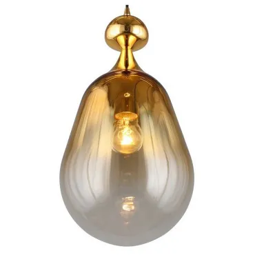 Подвесной светильник Omnilux Sovareto OML-99206-01 Цвет плафонов янтарный Цвет арматуры золото