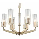 Подвесная люстра Omnilux Ledro OML-69903-06 Цвет арматуры бронза Цвет плафонов прозрачный от ImperiumLoft