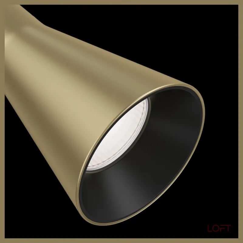 Спот Maytoni Virar C061CL-01MG Цвет арматуры латунь Цвет плафонов латунь