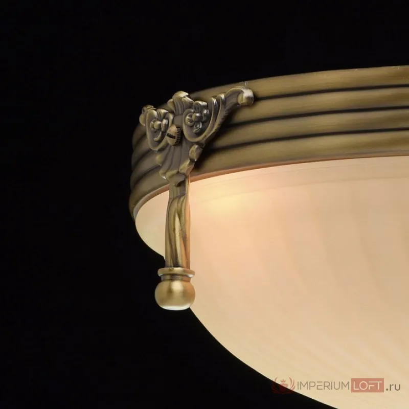 Светильник на штанге MW-Light Афродита 1 317011403 Цвет арматуры бронза Цвет плафонов кремовый от ImperiumLoft
