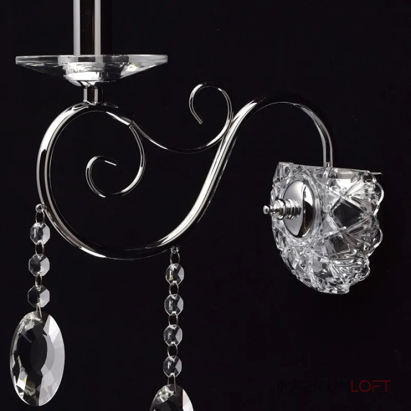 Бра MW-Light Адель 4 373022001 Цвет арматуры хром Цвет плафонов прозрачный от ImperiumLoft Бра MW-Light Адель 4 373022001 Цвет арматуры хром Цвет плафонов прозрачный от ImperiumLoft