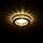 Встраиваемый светильник Lightstar Monilo 031702 Цвет арматуры золото Цвет плафонов прозрачный от ImperiumLoft