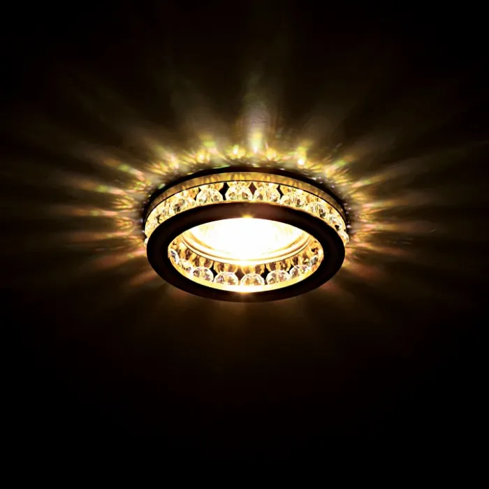 Встраиваемый светильник Lightstar Monilo 031702 Цвет арматуры золото Цвет плафонов прозрачный от ImperiumLoft