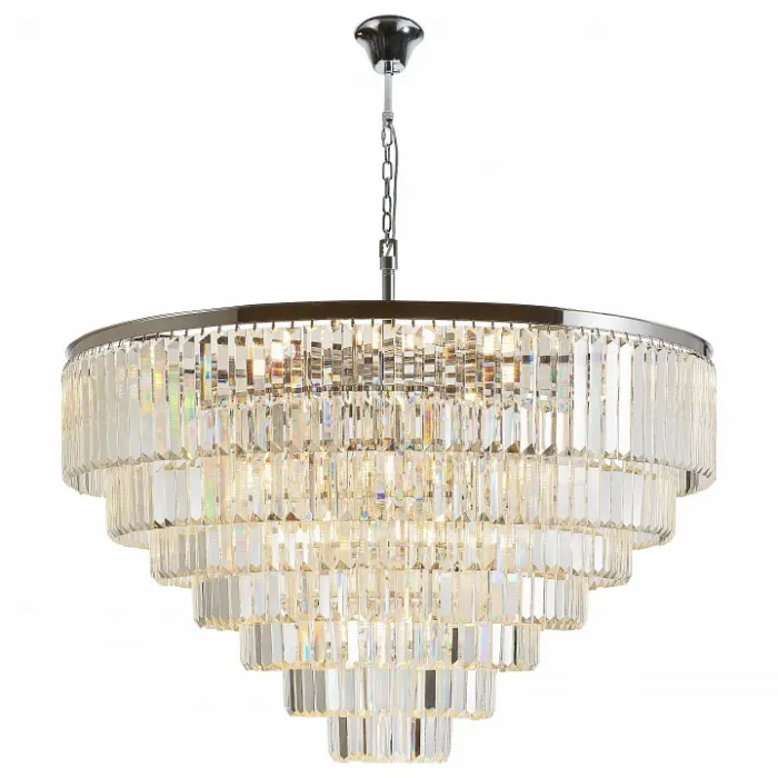 Подвесной светильник Divinare Nova 3001/02 LM-25 Цвет плафонов прозрачный Цвет арматуры хром от ImperiumLoft